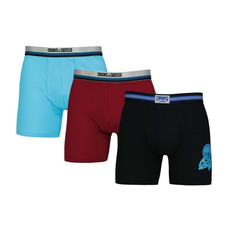 Crooks Castles Men s 3 Pack Boxer Brief UMCC037 RHB 4