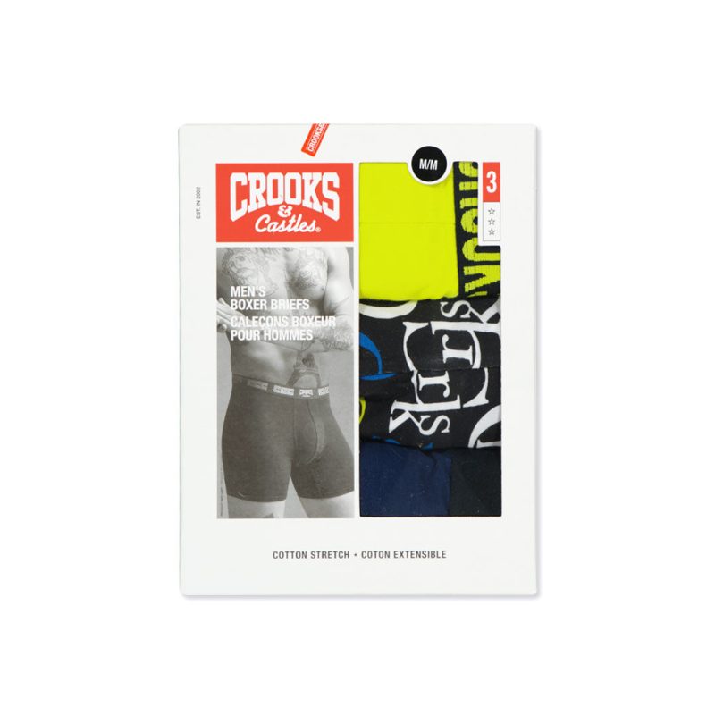 Crooks Castles Men s 3 Pack Boxer Brief UMCC038 SS