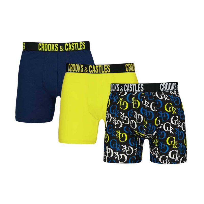 Crooks Castles Men s 3 Pack Boxer Brief UMCC038 SS 1