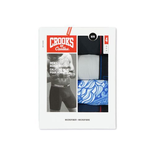 Crooks Castles Men s 4 Pack Boxer Brief UMCC006 HFQM