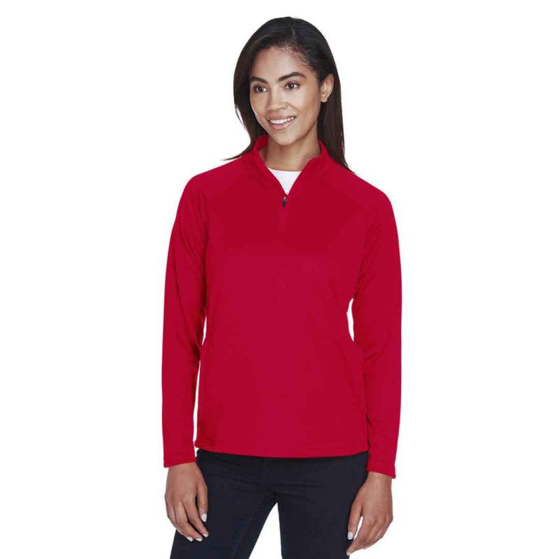 Devon Jones Women s 1 4 Zip Tech Shell Pullover DG440W 52 2