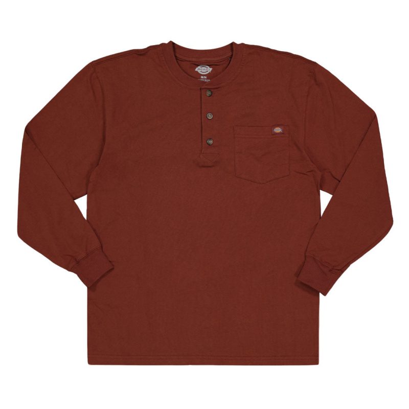 Dickies Men s Heavyweight Long Sleeve Henley T Shirt WL451MB1 01 ae61cc11 e1a1 4bd8 a9a2 dc5b5cb123e2