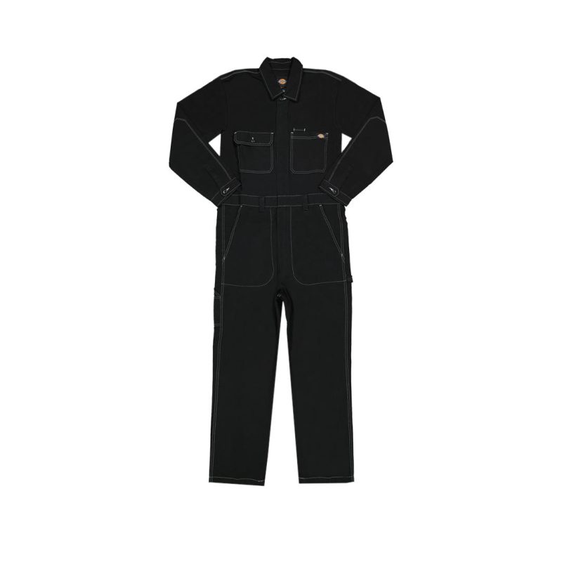 Dickies Men s Reworked Long Sleeve Twill Coverall TVR01BKX 01