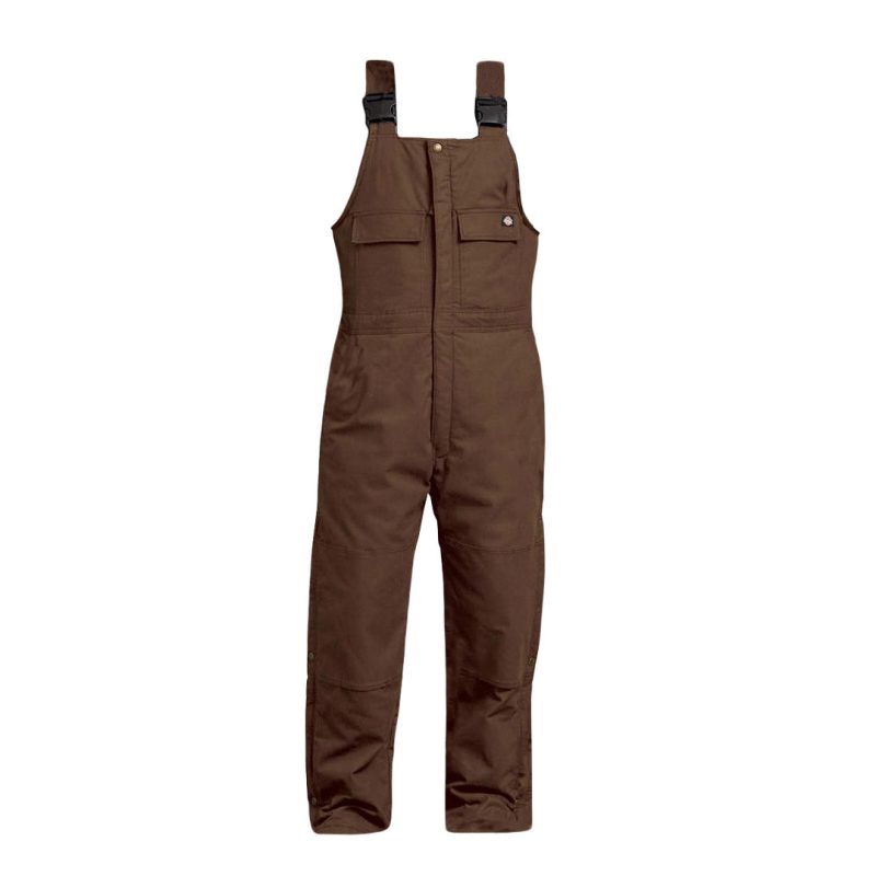 Dickies Men s Sanded Duck Insulated Bib Overall TB576TB 01