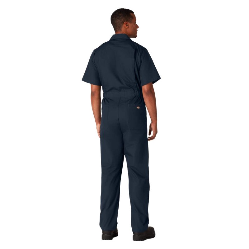 Dickies Men s Short Sleeve Poplin Coverall 33999ASN 02