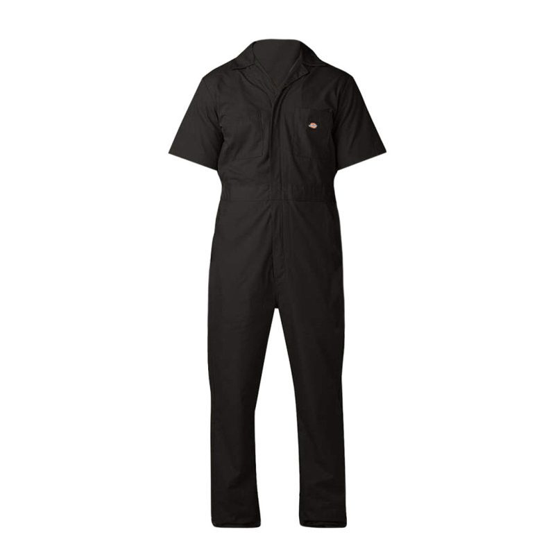 Dickies Men s Short Sleeve Poplin Coverall 33999BSK 01