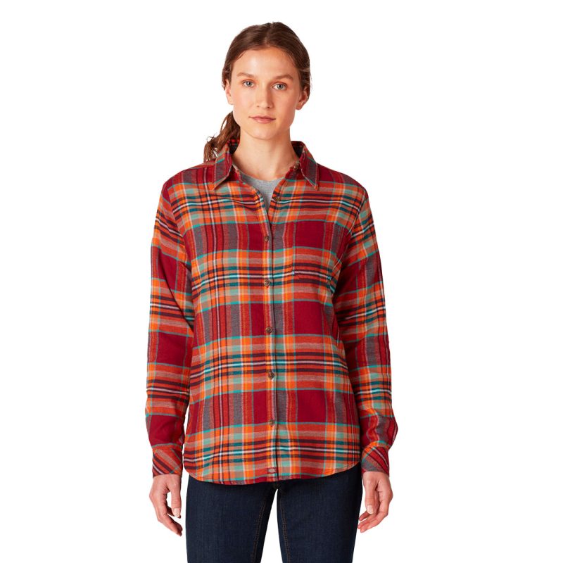 Dickies Women s Flannel Plaid Shirt Plus FLW075P2C 04 b7f9ad39 98c3 415c 871d acb64e2a6518