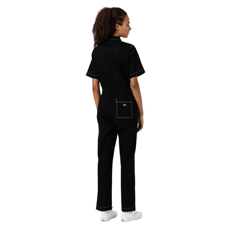 Dickies Women s Florala Short Sleeve Coverall FVR06BKX 02