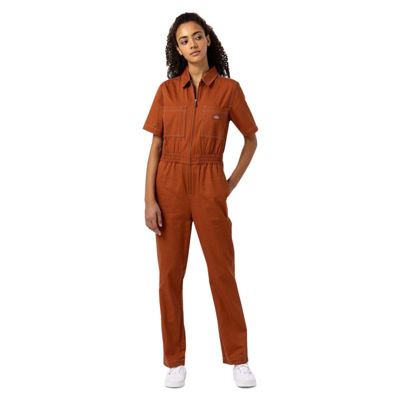 Dickies Women s Florala Short Sleeve Coverall FVR06IE 02