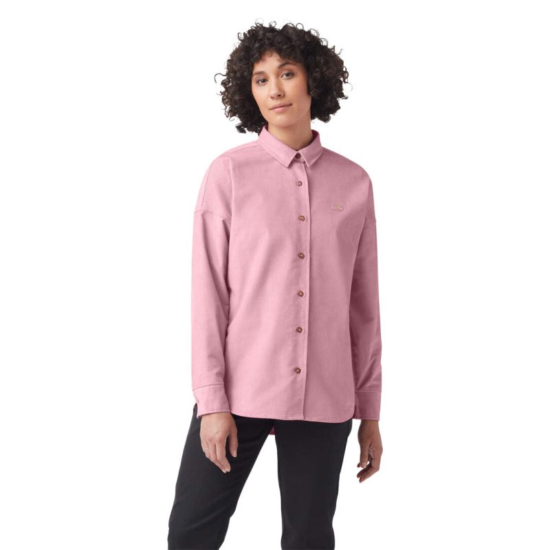 Dickies Women s Halleyville Corduroy Shirt FLR03F2G 02