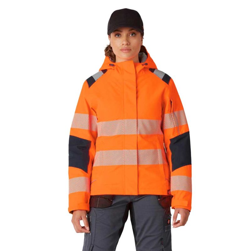 Dickies Women s Hi Vis Insulated Performance Jacket SJF011OR 2