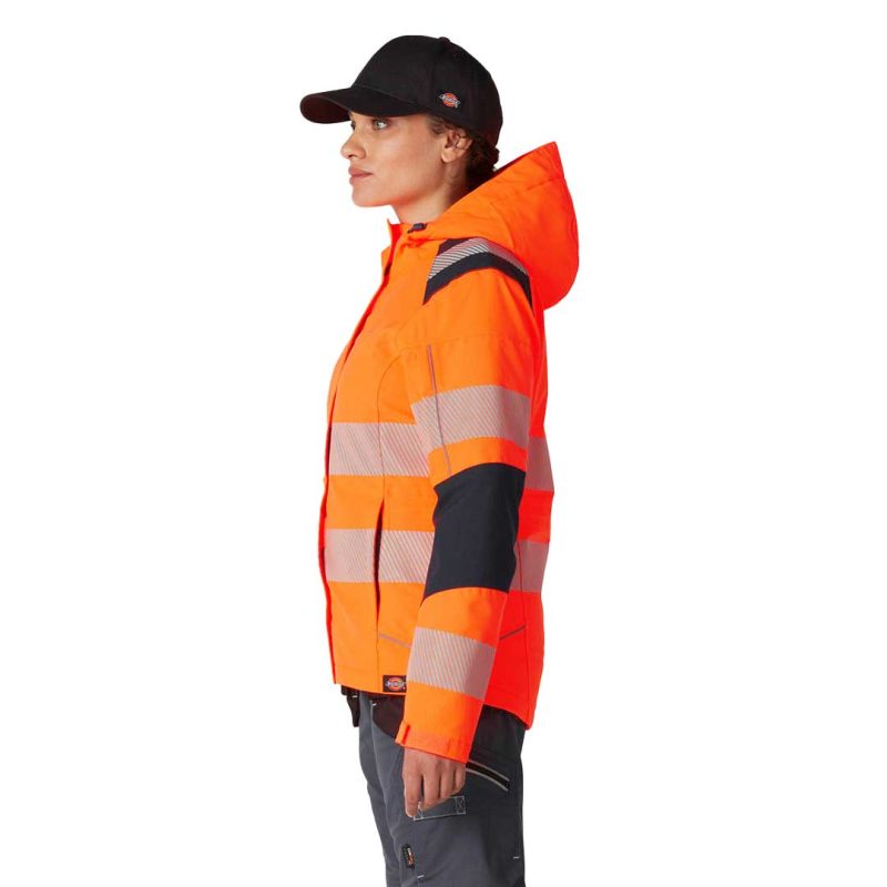 Dickies Women s Hi Vis Insulated Performance Jacket SJF011OR 3