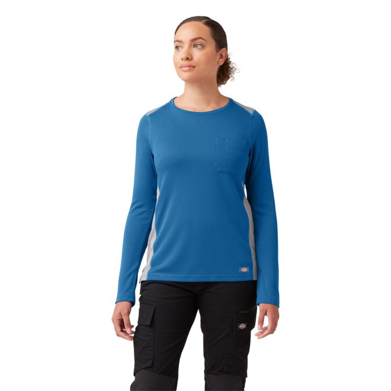 Dickies Women s Temp iQ 365 Long Sleeve Pocket T Shirt SLF601V2B 01