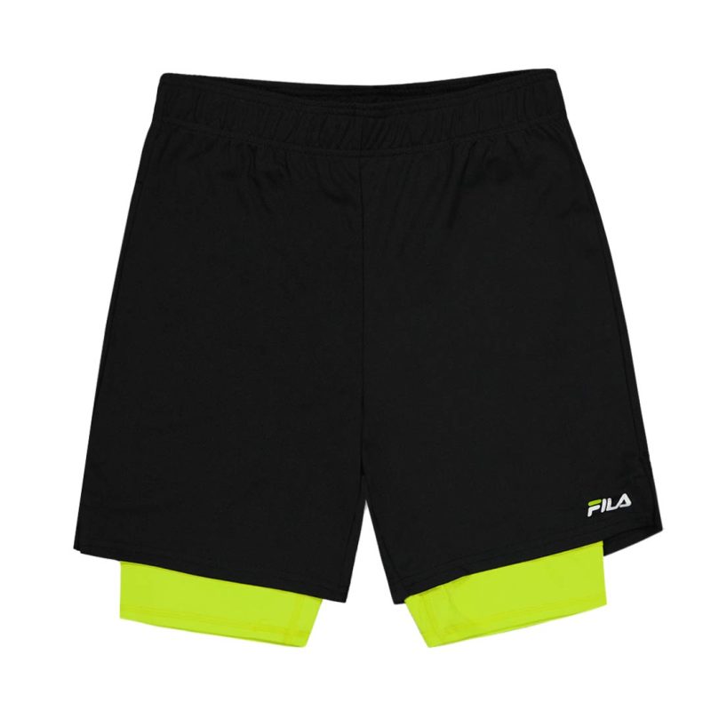 FILA Kids Junior 2 In 1 Training Shorts 81FB82 LIM 1