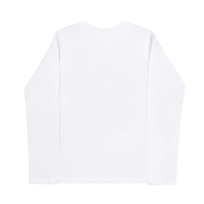 FILA Kids Junior Graphic Long Sleeve T Shirt 82FB39 WHT 2