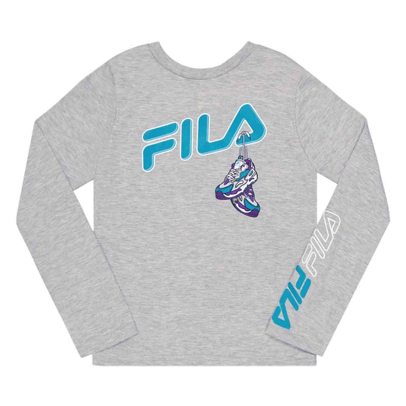 FILA Kids Junior Graphic Long Sleeve T Shirt 82FB43 GHE 1