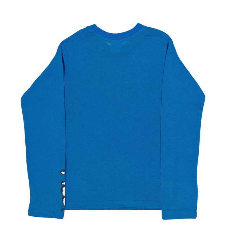 FILA Kids Junior Graphic Long Sleeve T Shirt 82FB44 BLU 02