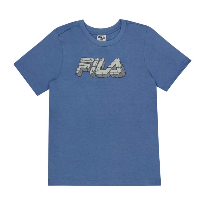 FILA Kids Junior Graphic T Shirt 82FC21 BLU