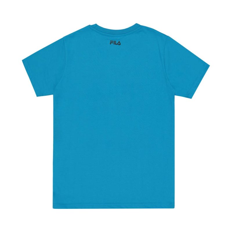 FILA Kids Junior Logo Graphic T Shirt 82FB99 BLU 2