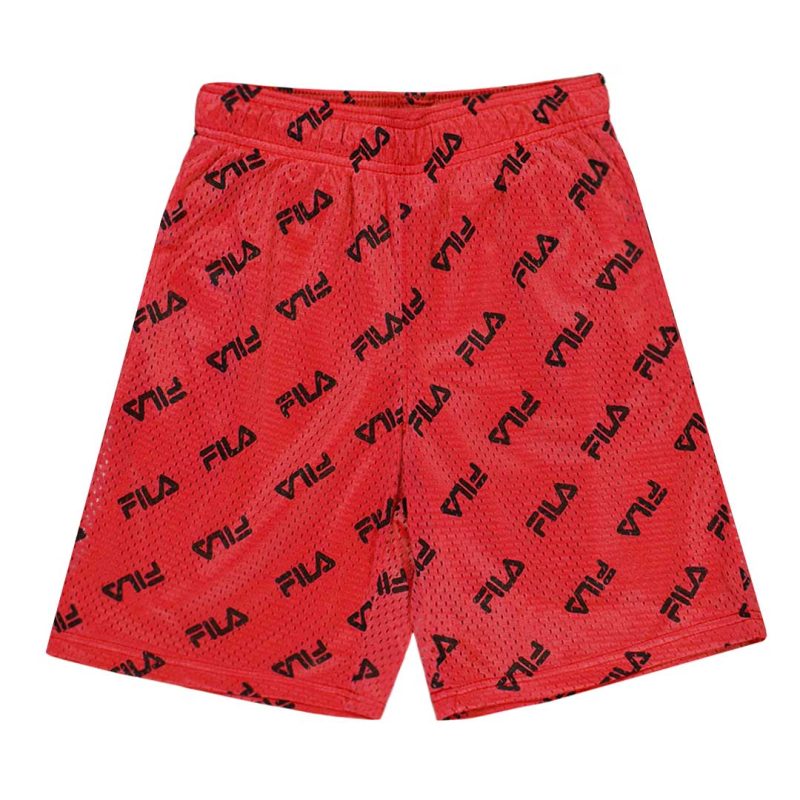 FILA Kids Junior Mesh AOP Shorts 81FA87 RED 1