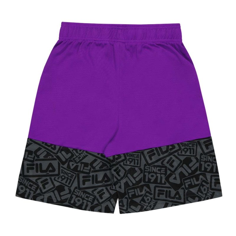 FILA Kids Junior Mesh AOP Shorts 81FA88 PUR 2