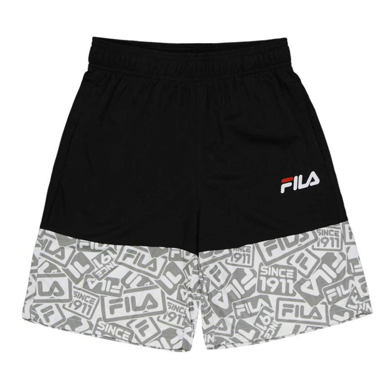 FILA Kids Junior Mesh AOP Shorts 81FA88 WHT 01