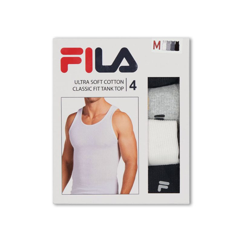 FILA Men s 4 Pack Athletic Tank Top FM0038CT MULTIBLK 06