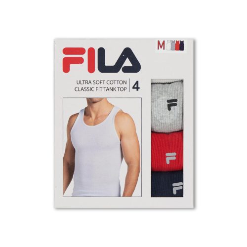 FILA Men s 4 Pack Athletic Tank Top FM0038CT MULTIRED 09