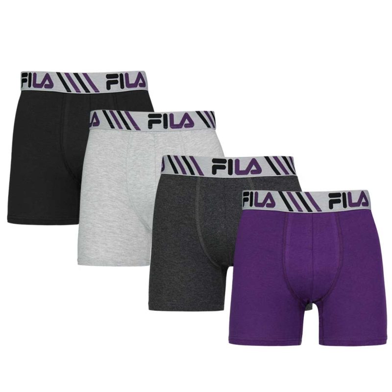 FILA Men s 4 Pack Boxer Brief FM412BXCS16 259