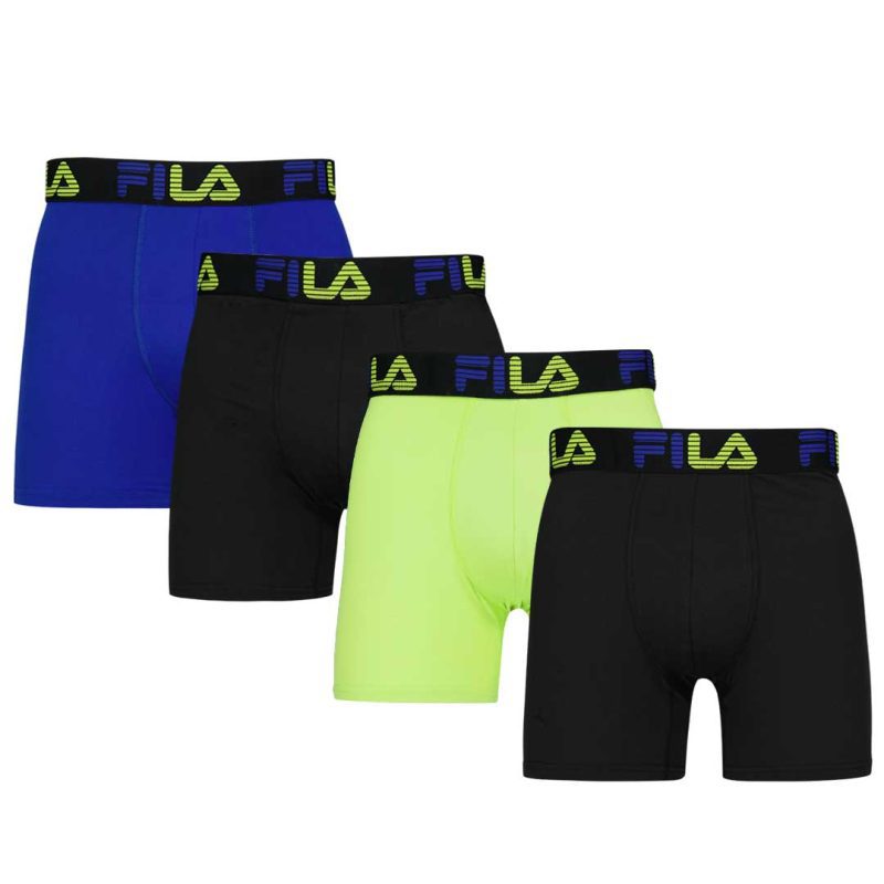 FILA Men s 4 Pack Boxer Brief FM412BXPB13 335