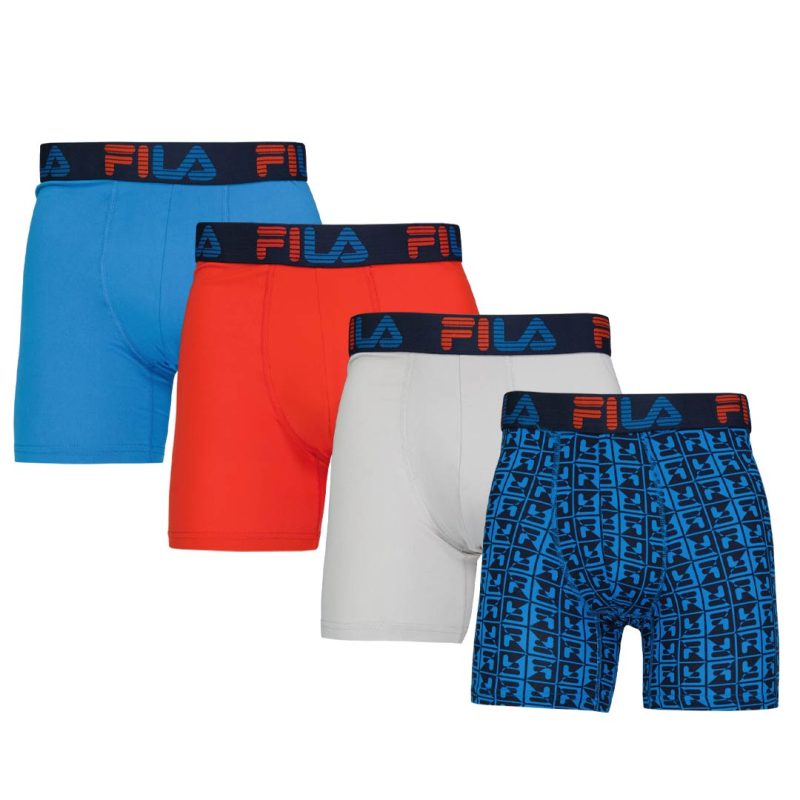 FILA Men s 4 Pack Boxer Brief FM412BXPB13 400 5