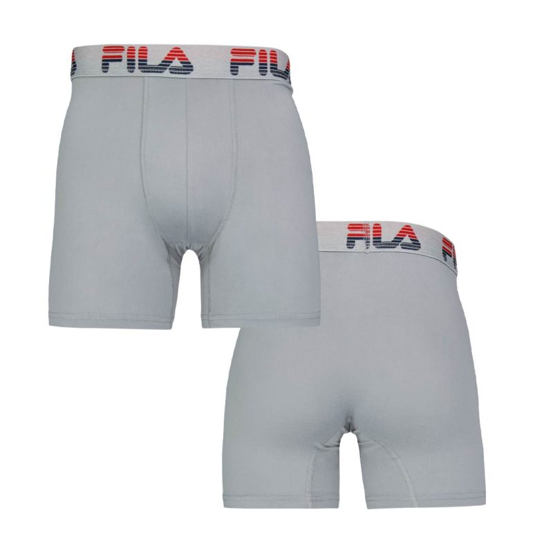 FILA Men s 4 Pack Boxer Brief FM412BXPB13 410