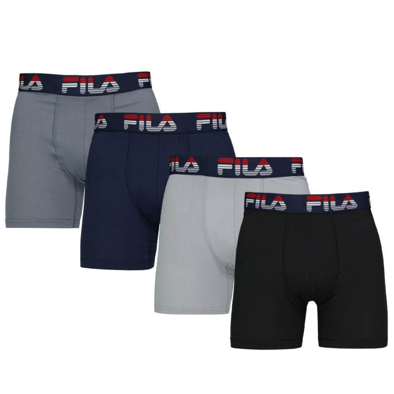 FILA Men s 4 Pack Boxer Brief FM412BXPB13 702 5