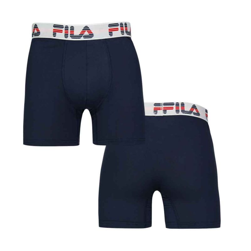 FILA Men s 4 Pack Spandex Boxer Brief FM412BXPB13 700 2