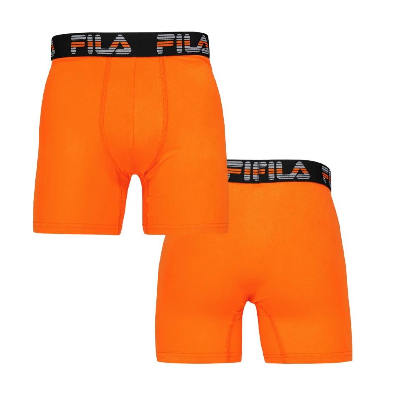 FILA Men s 4 Pack Spandex Boxer Brief FM412BXPB13 999 3