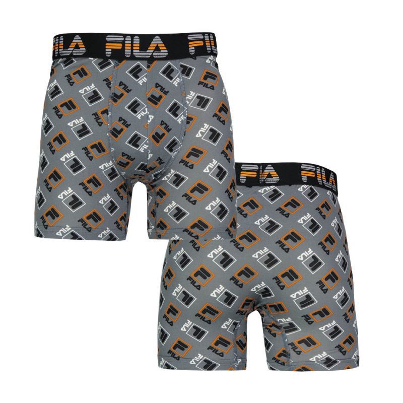 FILA Men s 4 Pack Spandex Boxer Brief FM412BXPB13 999 4