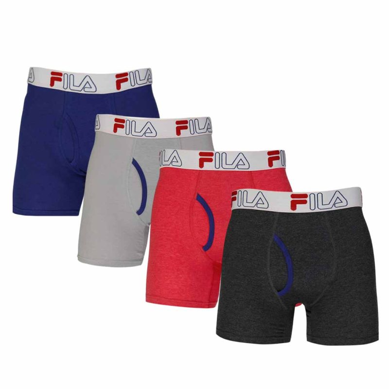 FILA Men s 4pk Boxer Brief FM412BXCS28 034 1