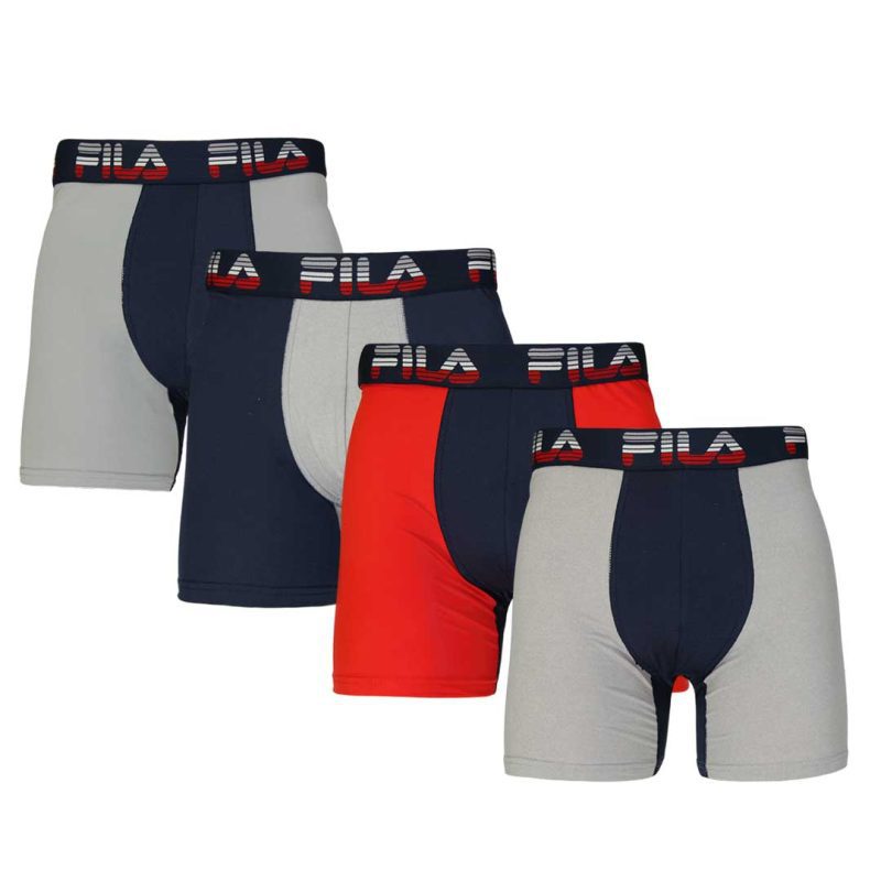 FILA Men s 4pk Boxer Brief FM412BXPB9 410 01