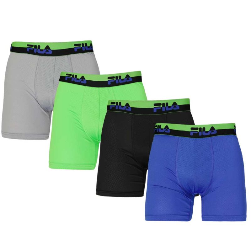 FILA Men s 4pk Boxer Brief FM412BXPM8 334 01