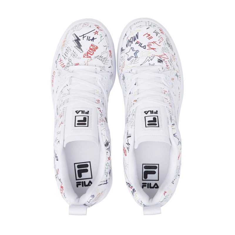 FILA Men s Fila Ace Scribbles Shoes 1CM01573 175 3