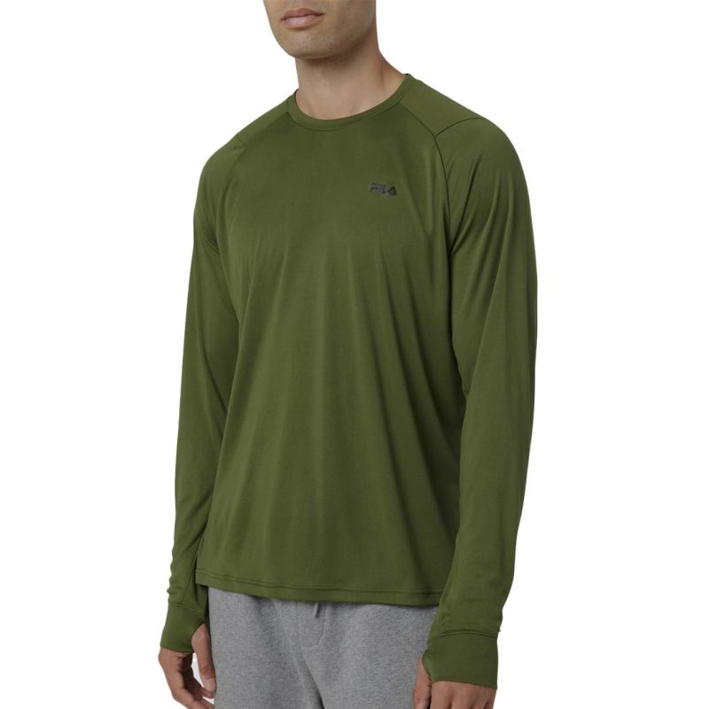 FILA Men s Jazam Long Sleeve Crew Tee LM13B490 303 02