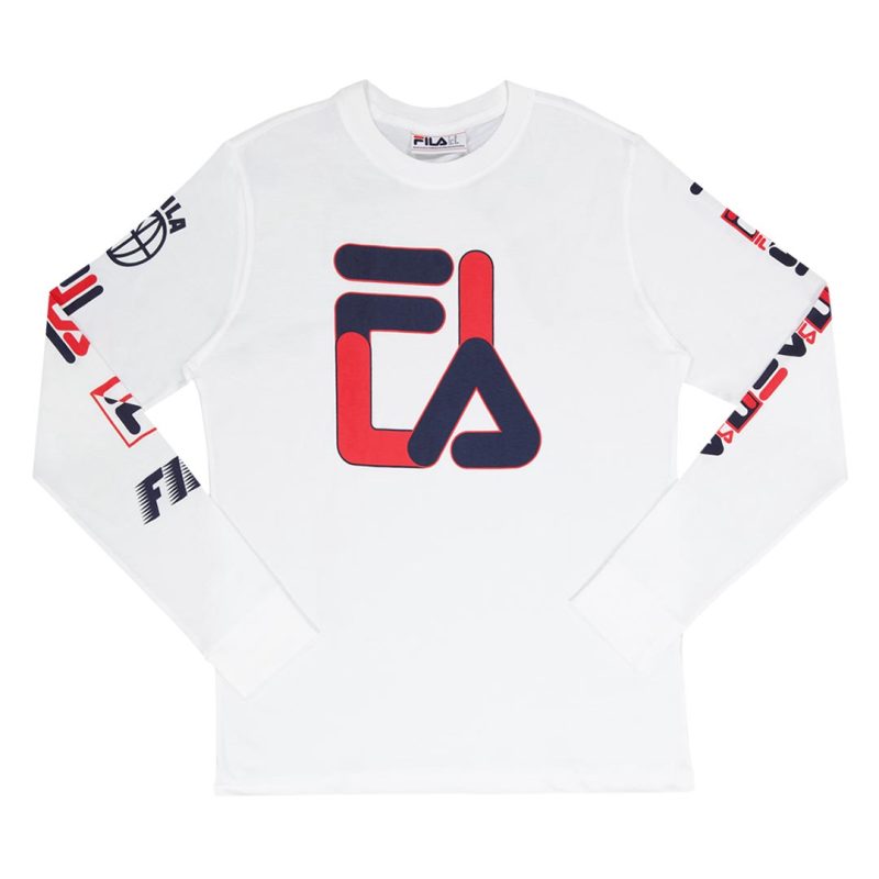 FILA Men s Sandro Long Sleeve Tee LM935188 100 01