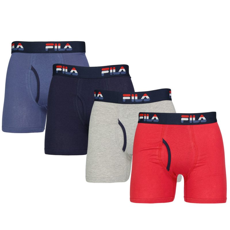 FILA Men s4PackBoxerBrief FM312BXCS28400 01