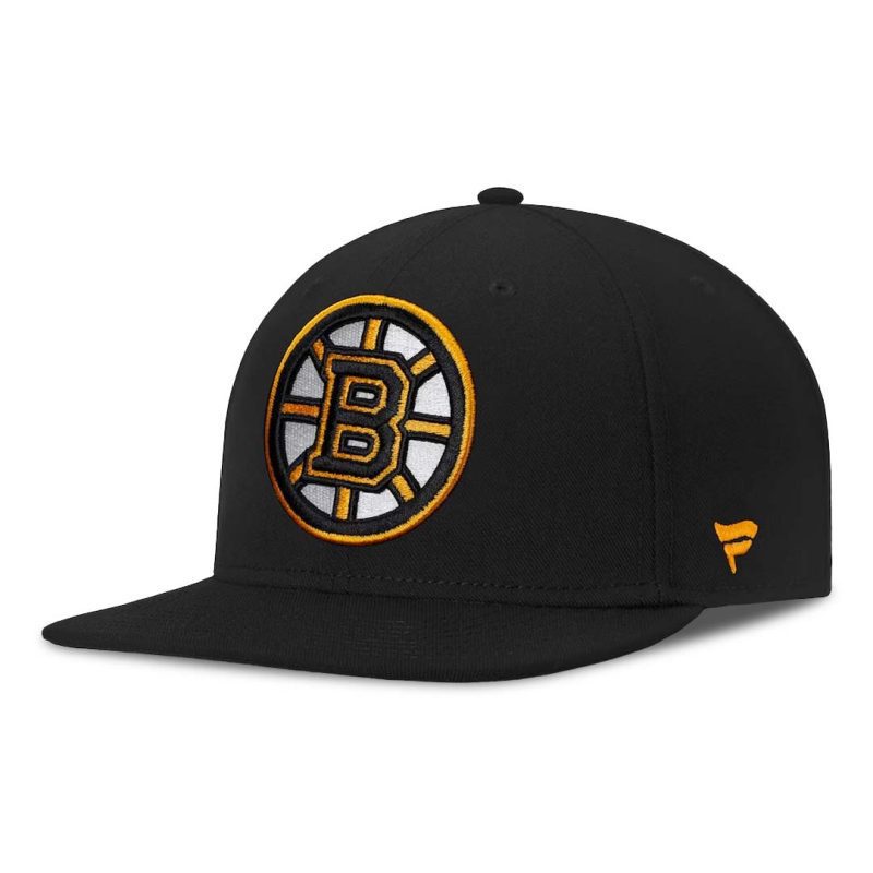 Fanatics Boston Bruins Core Fitted Hat 1179 BLK 2GC ATS 2