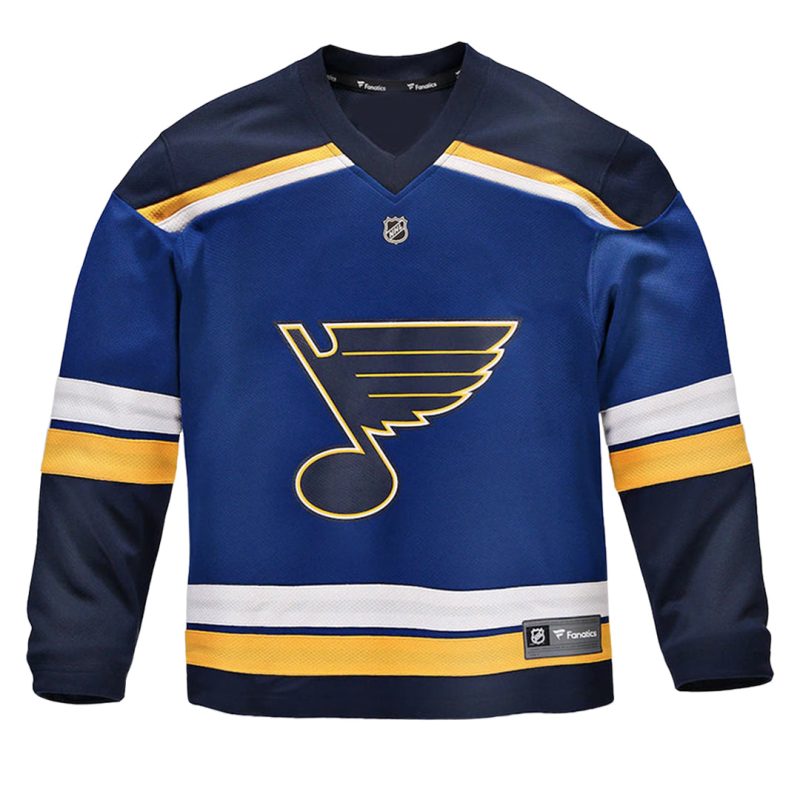 Fanatics Kid s Junior St.LouisBluesHomeJersey 265YSLBH2AMRJH 01