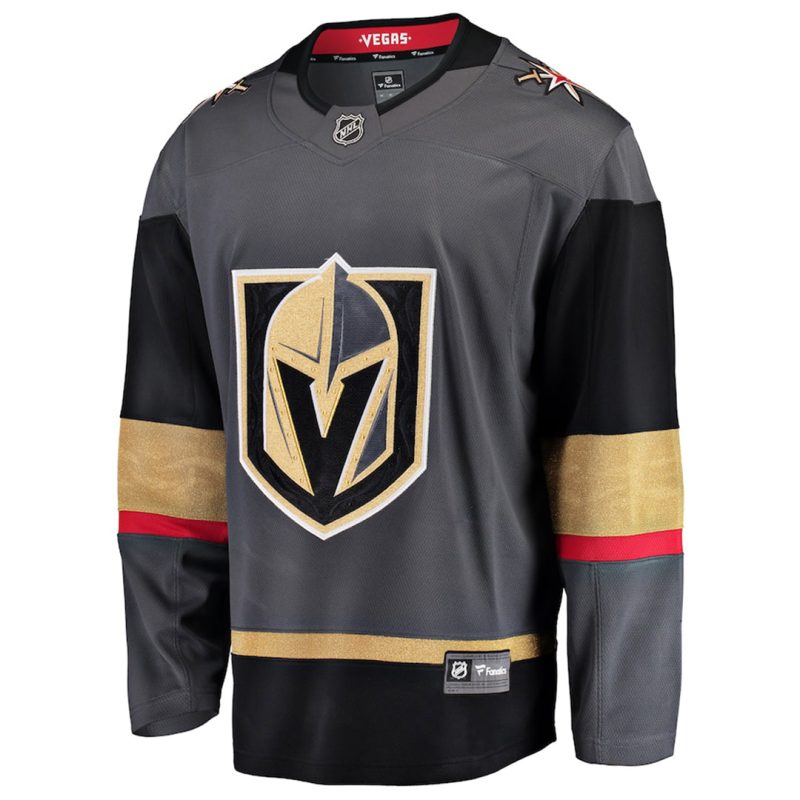 Fanatics Kids Junior Vegas Golden Knights Home Breakaway Jersey 879Y VGKH 2GU BWH 01