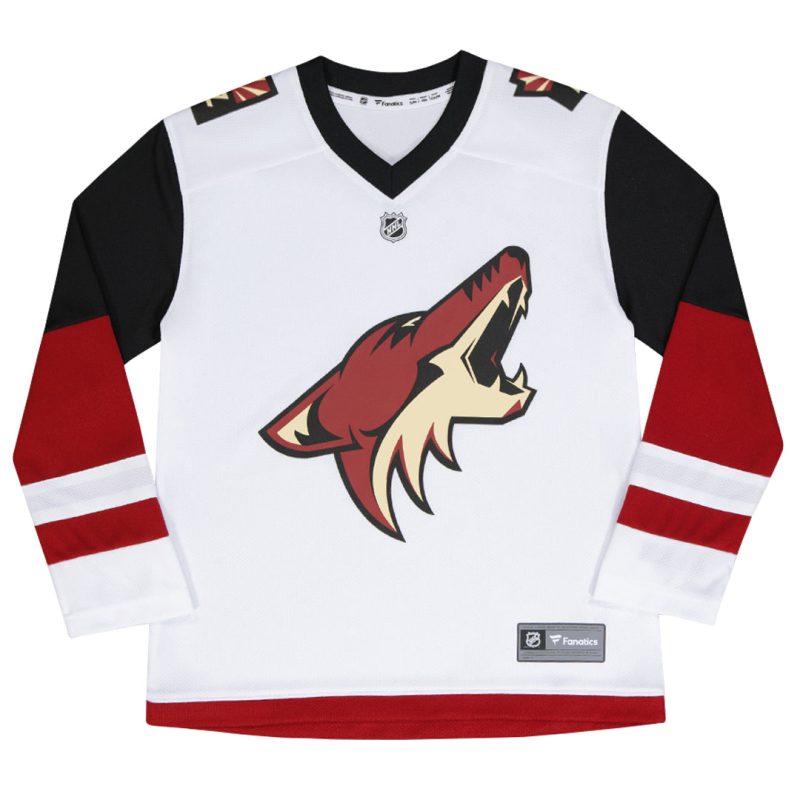 Fanatics Kids Youth Arizona Coyotes Replica Away Jersey 265Y ACYA 2GS RJA