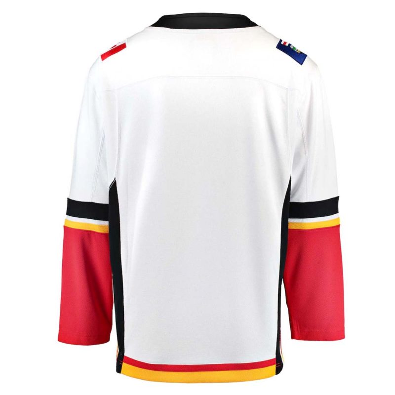 Fanatics Kids Youth Calgary Flames Away Breakaway Jersey 879Y CFLA 2C BWA