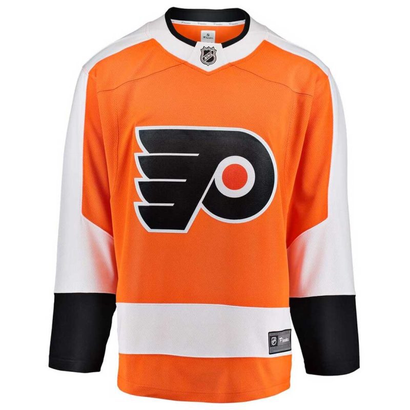 Fanatics Kids Youth Philadelphia Flyers Philadelphia Breakaway Home Jersey 879Y PFLH 2Q BWH 01