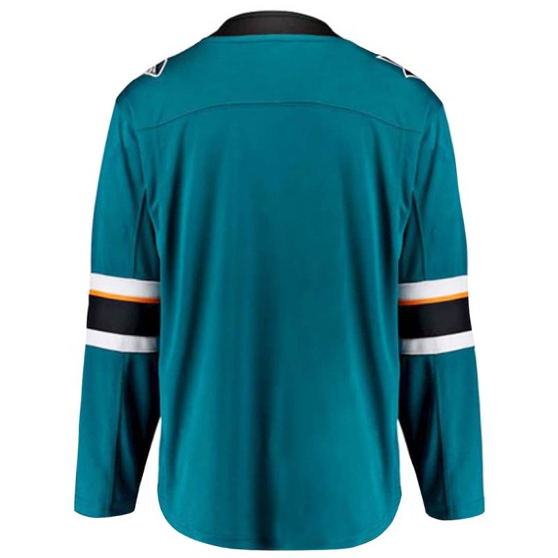 Fanatics Kids Youth San Jose Sharks Breakaway Home Jersey 879Y SSHH 2GE BWH 2